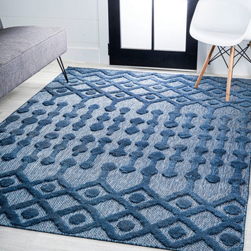 Peralta Moroccan Diamond Indoor/outdoor Area Rug